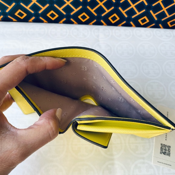 NWT! Tory Burch Emerson Mini Wallet Calendula - Picture 6 of 6